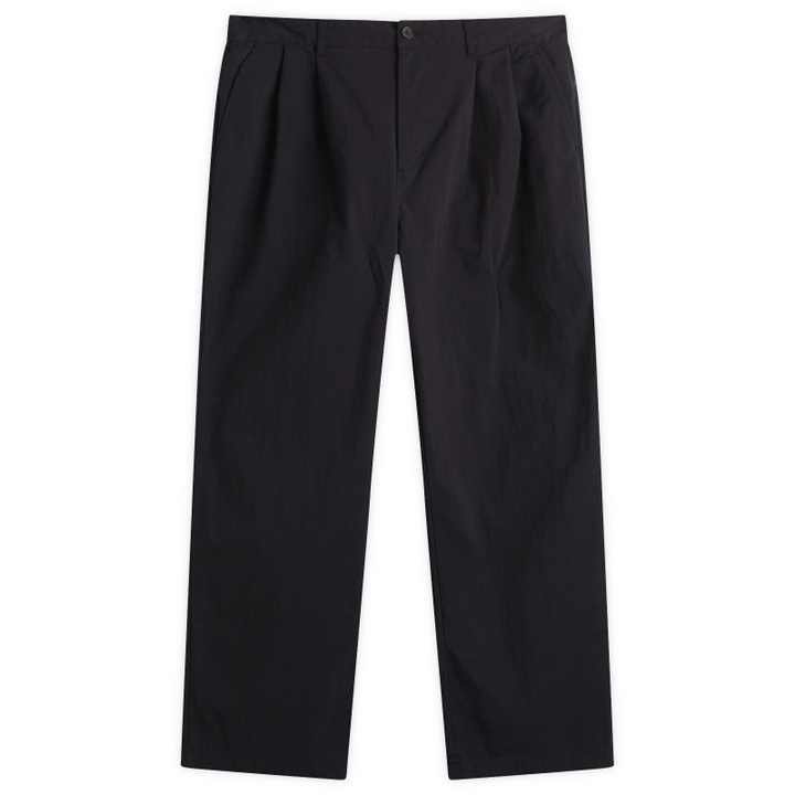 Photo: Danton Men's Double Pleat Easy Pants in Navy