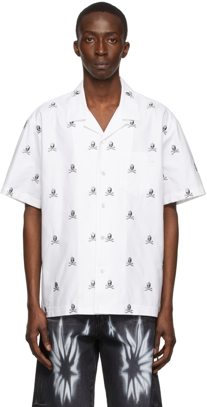 Photo: mastermind WORLD White Cotton Shirt