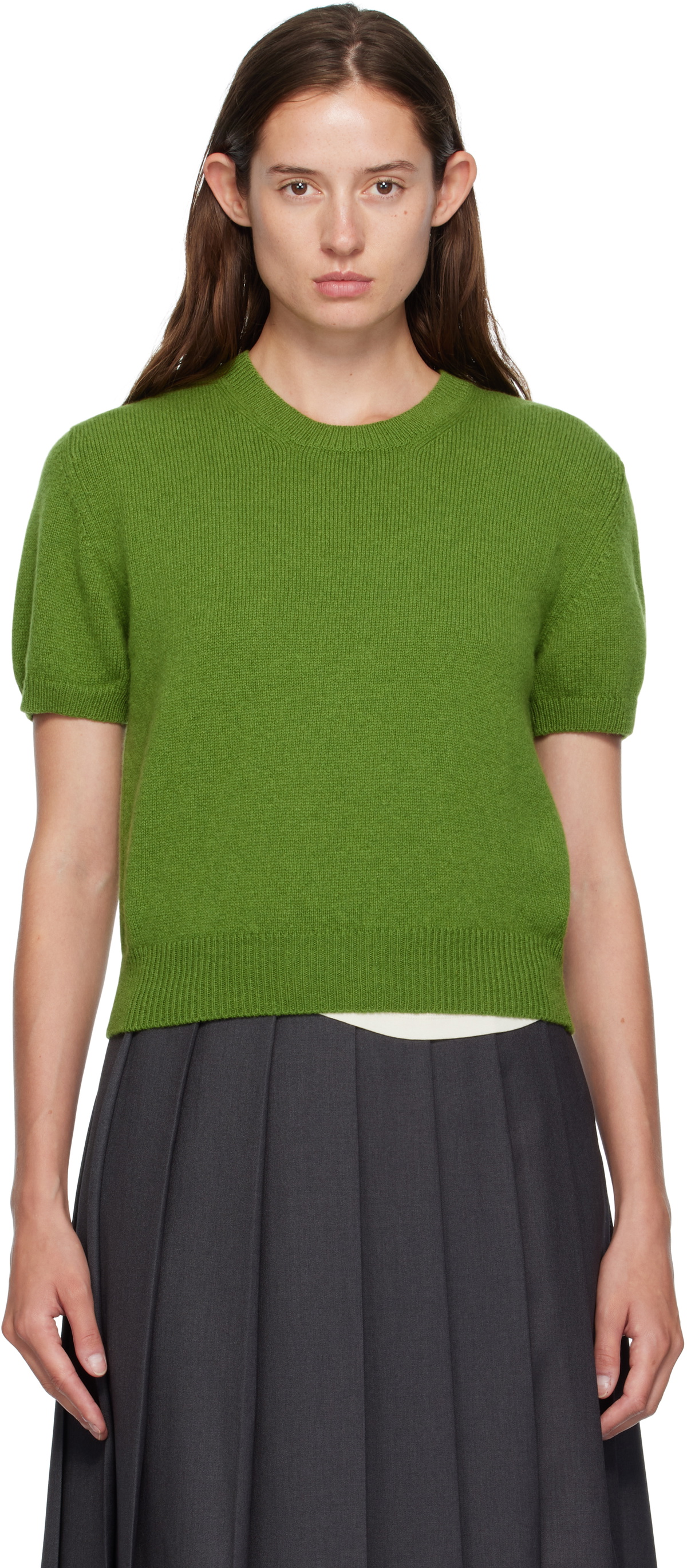 &Daughter Green Wicklow T-shirt