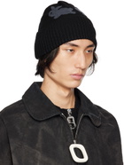JW Anderson Black Patch Beanie