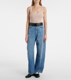 Givenchy Logo wool and cashmere tank top
