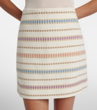 Veronica Beard Ohemia cotton and wool-blend miniskirt