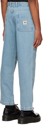 Stüssy Blue Double Knee Jeans