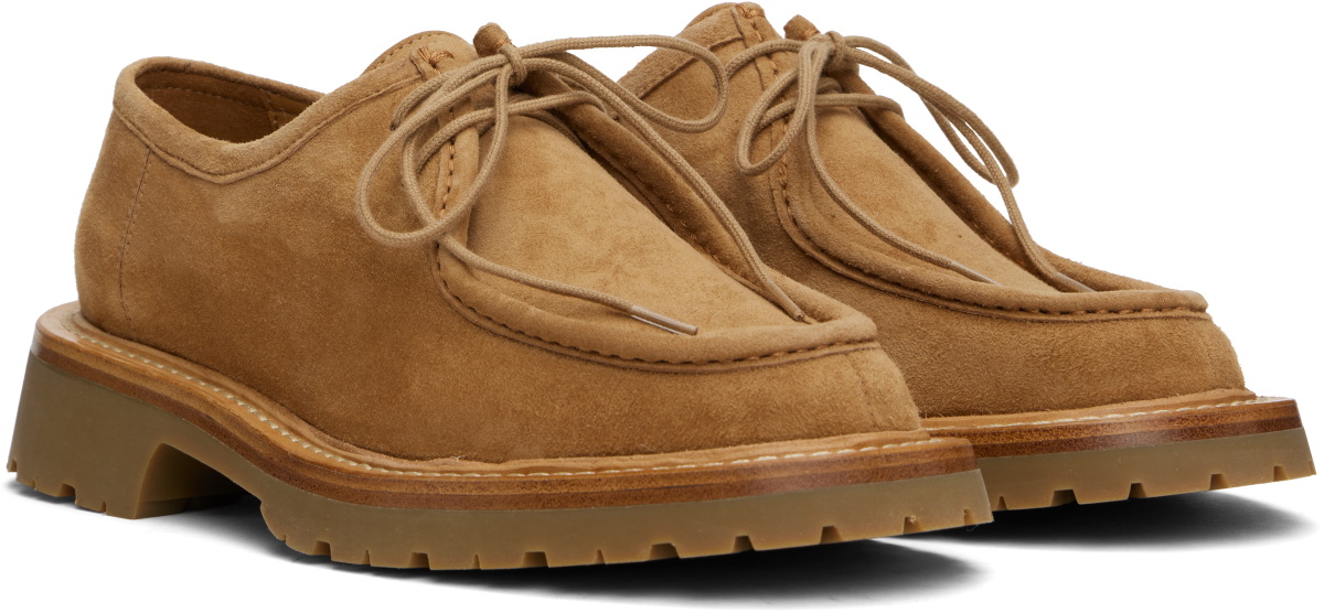 Legres Tan New Lace-Up Derbys