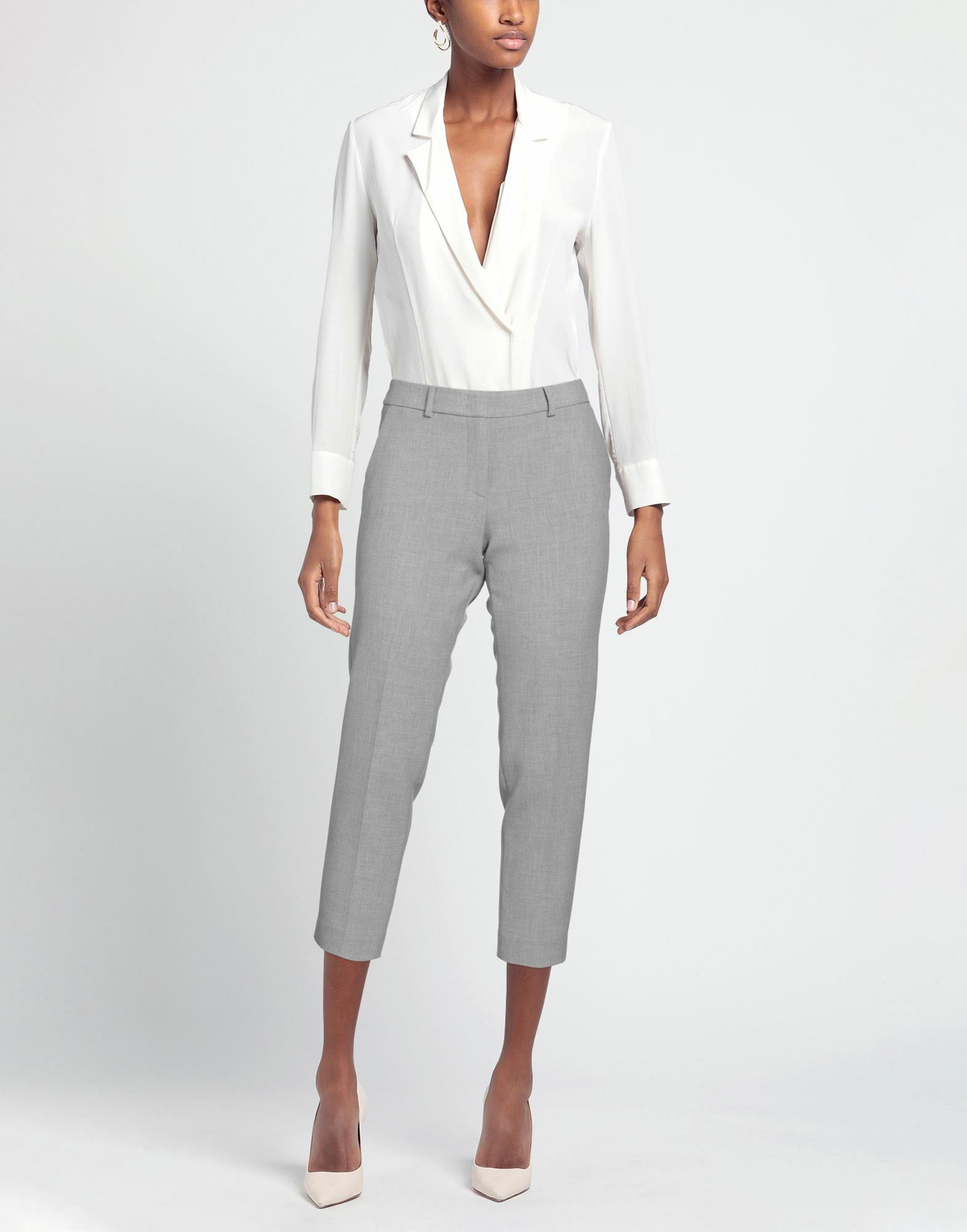 Peserico Womens Pants in Grey