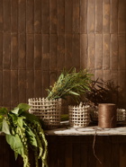 FERM LIVING - Large Glazed Ceramic Basket