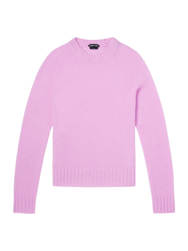 Photo: TOM FORD - Brushed Cashmere Sweater - Pink