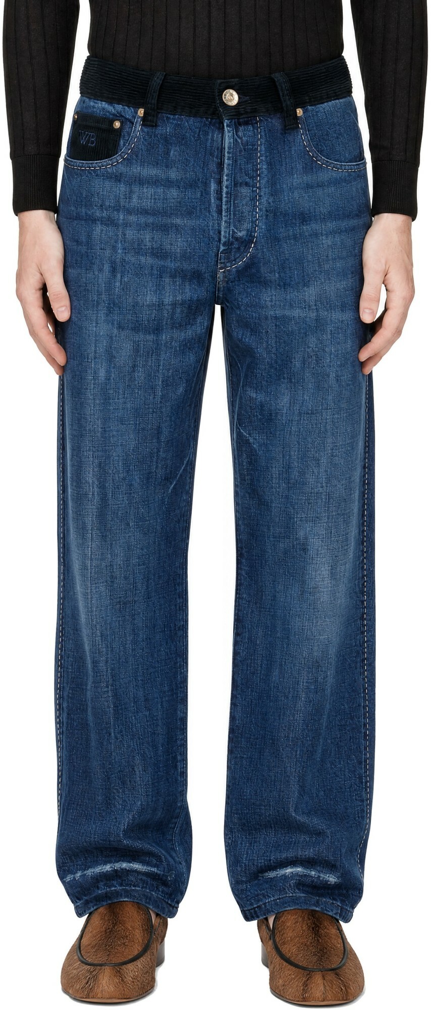Wales Bonner Blue Studio Jeans