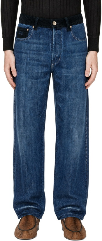 Photo: Wales Bonner Blue Studio Jeans