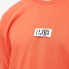 Maison Margiela Men's Number Logo T-Shirt in Burnt Orange