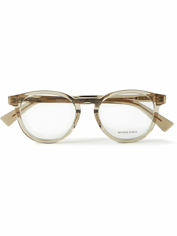 Photo: Bottega Veneta - Round-Frame Acetate Optical Glasses