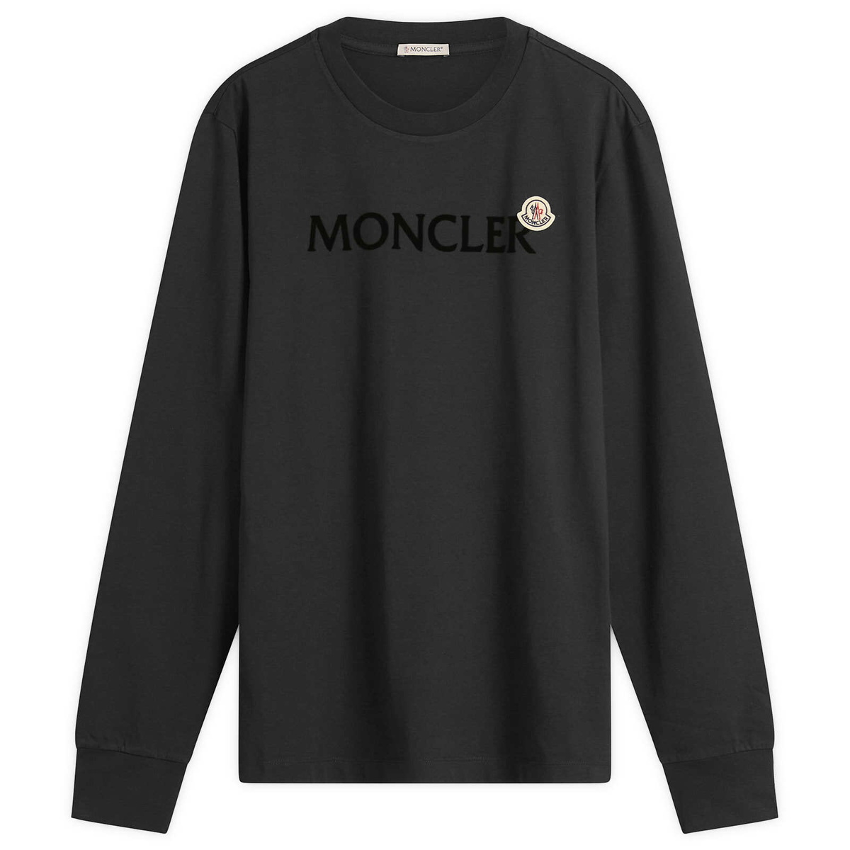Moncler Men's Pixel Logo T-Shirt in Black Moncler