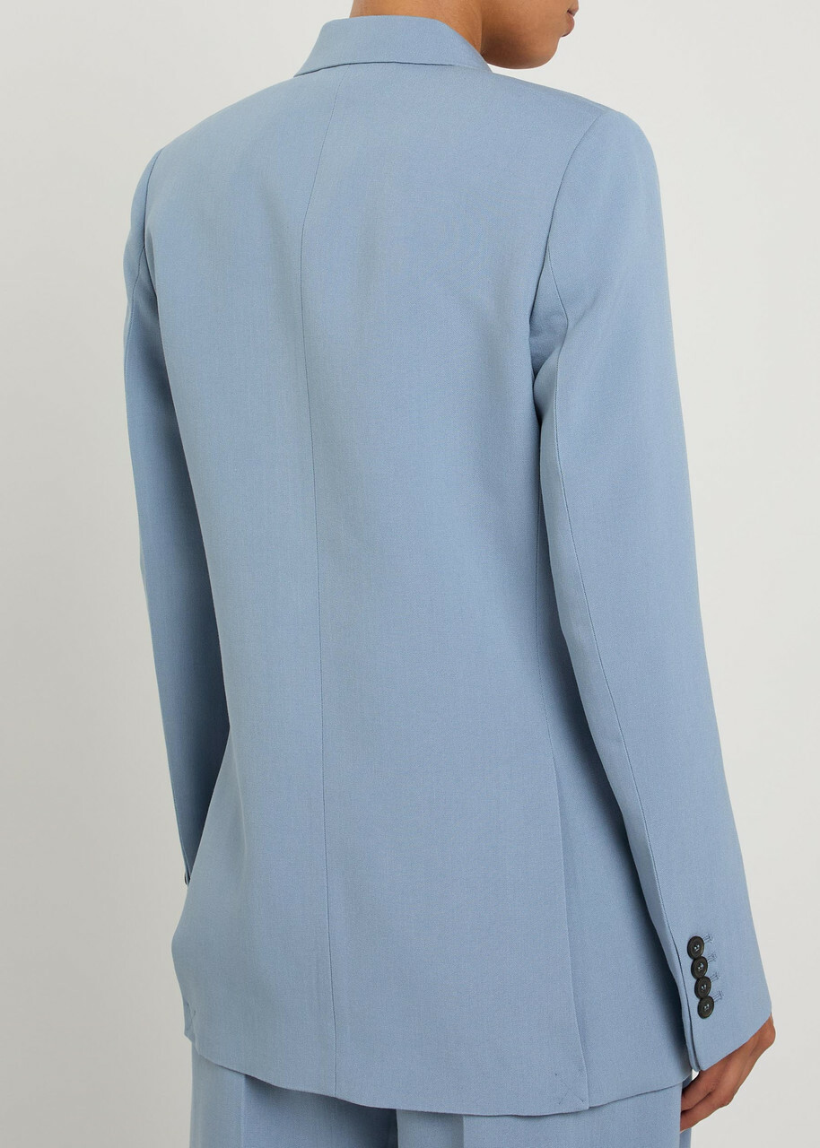 Victoria Beckham Woven Blazer Grey