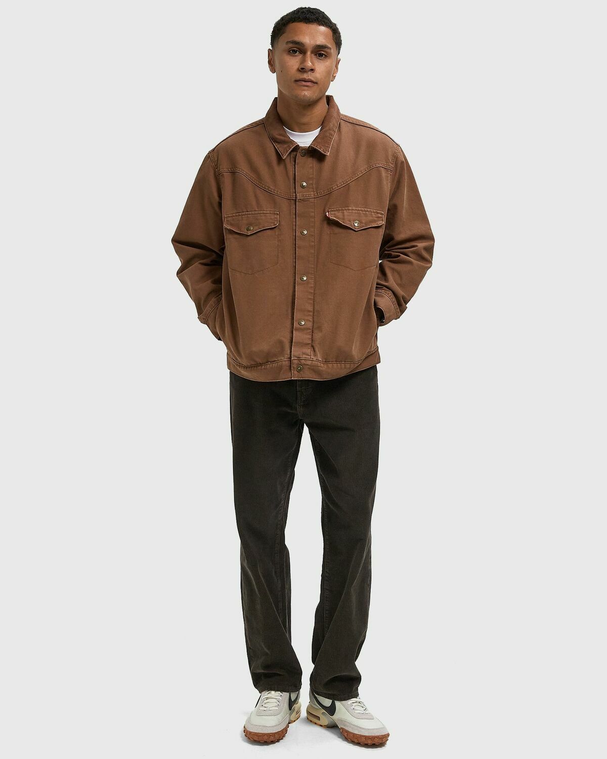 Levis WESTERN INSPIRED TRUCK Brown Mens Denim Jacket