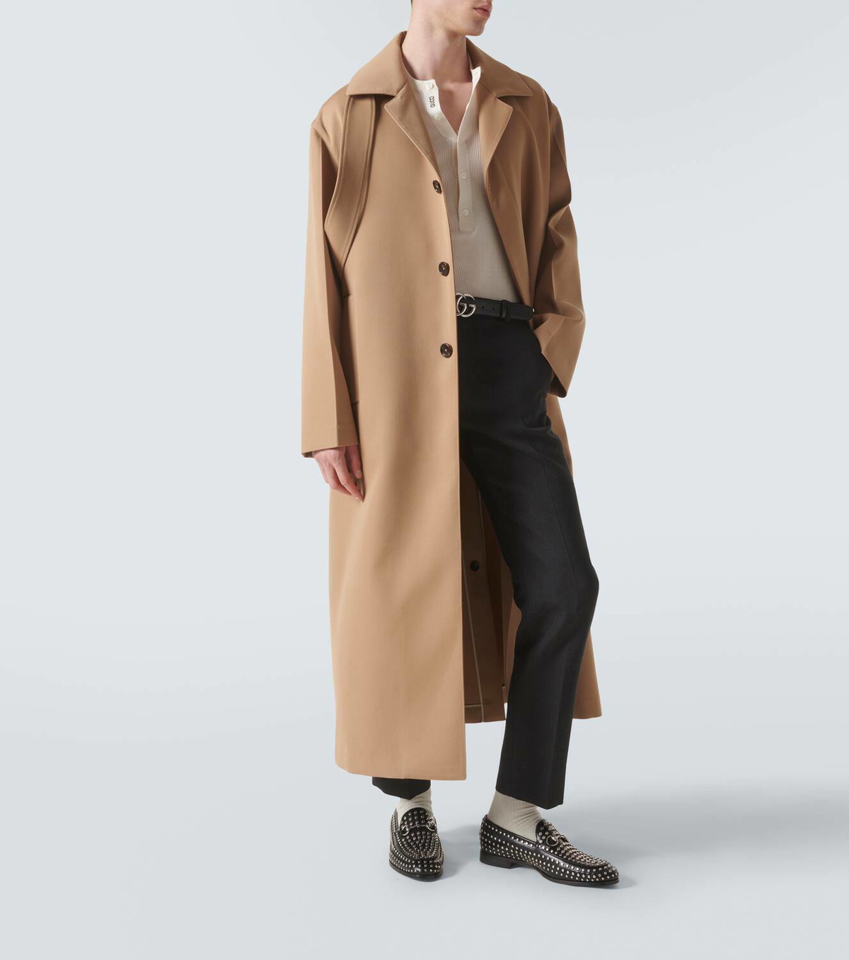 Gucci Belted wool coat