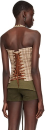 Raga Malak Brown Lala Tank Top