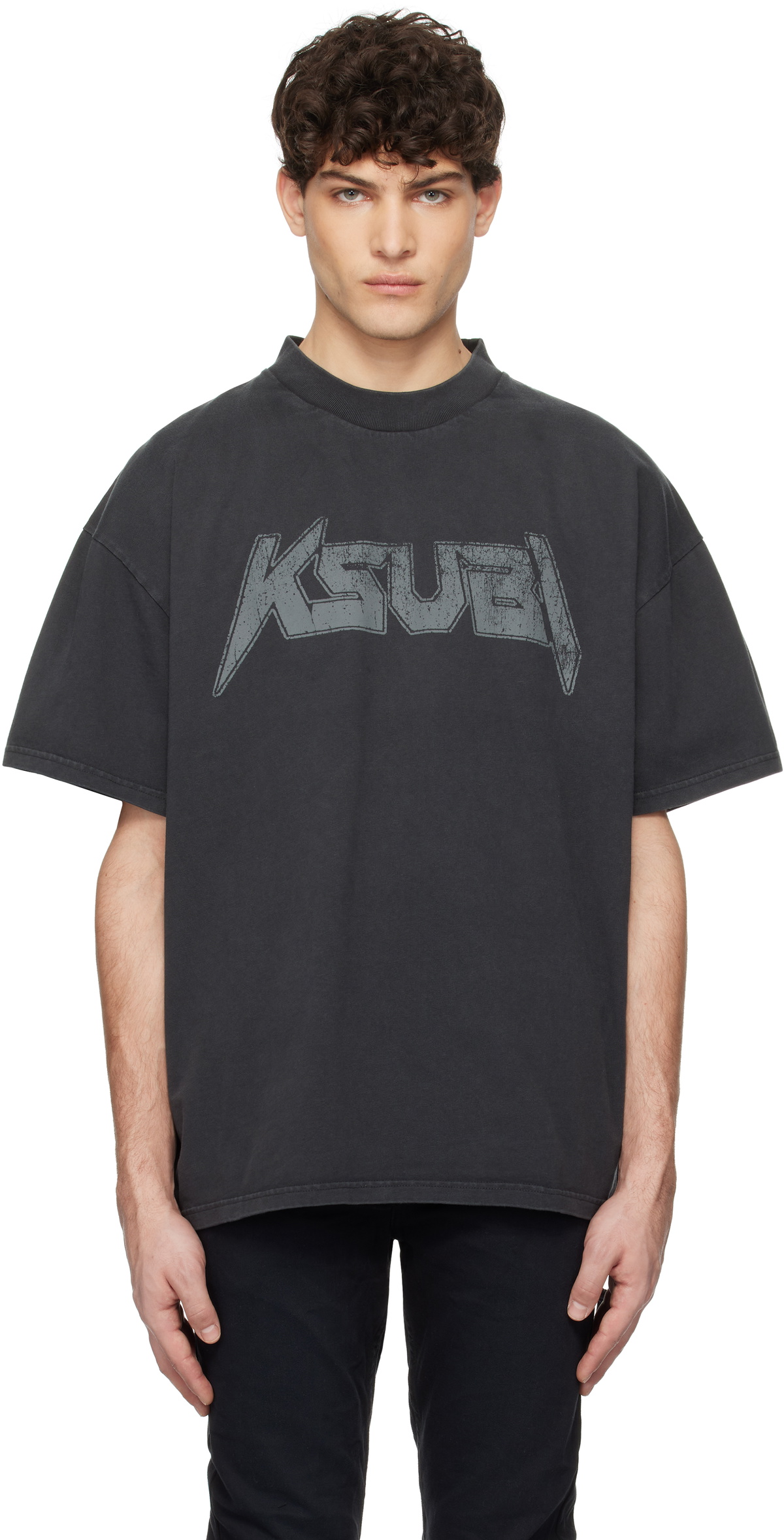 KSUBI blasted ekcess 半袖 Tシャツ Grey Green 送料込み Ksubi Democrazy Oversized T-Shirt | Saks Fifth Avenue