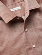 Loro Piana - Andre Cotton-Twill Shirt - Brown