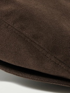Purdey - Litton Alcantara® Flat Cap - Brown