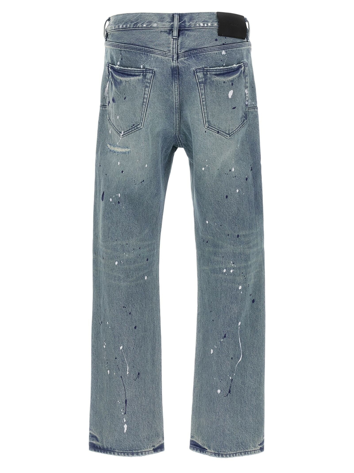 Purple Brand patch Repairs Foil Jeans