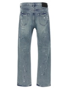 Purple Brand patch Repairs Foil Jeans