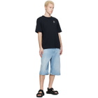 Maison Kitsuné Black 'Café Kitsuné' Relax T-shirt