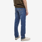 Nudie Jeans Co Men's Nudie Steady Eddie II Jean in Stitched Blue