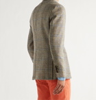 Sid Mashburn - Slim-Fit Prince of Wales Checked Wool Blazer - Neutrals