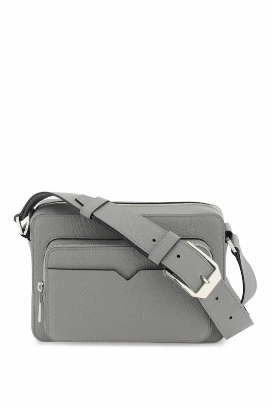 Photo: VALEXTRA 'reporter' crossbody bag Grey