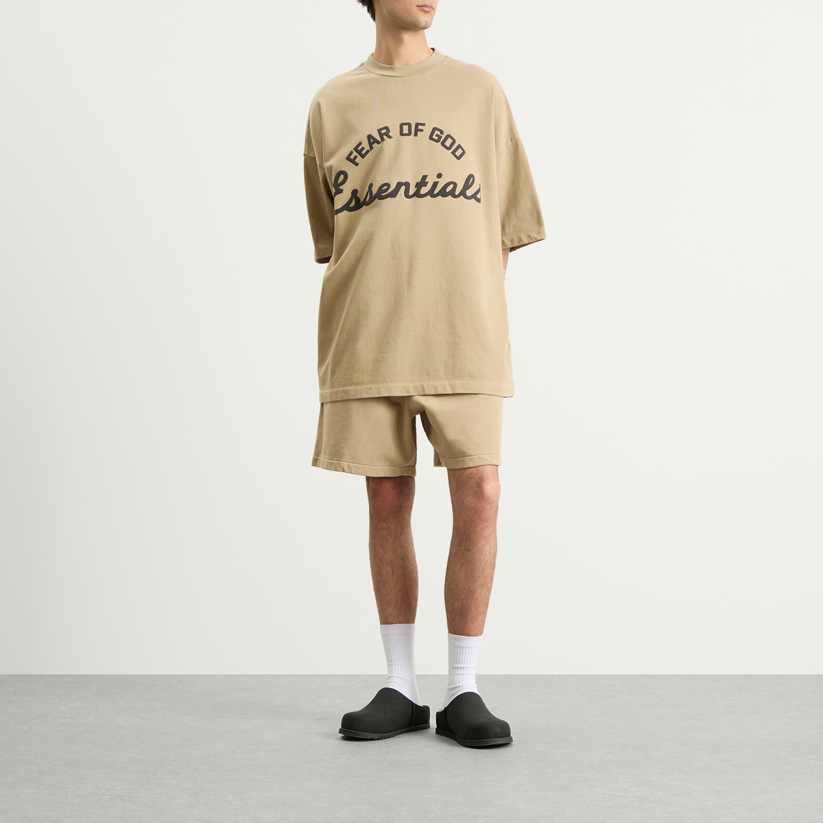 Fear of God ESSENTIALS Men's Training 90s T-Shirt in Faded Dune