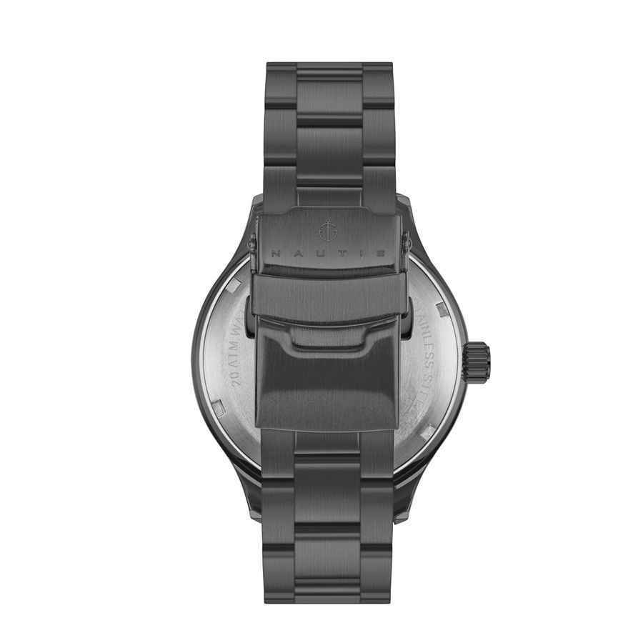 Nautis Deacon Black Dial Mens Watch NAUN101-5