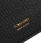 TOM FORD - Full-Grain Leather Billfold Wallet - Men - Black