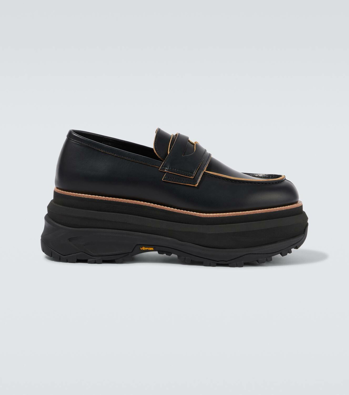 Sacai Leather platform loafers Sacai