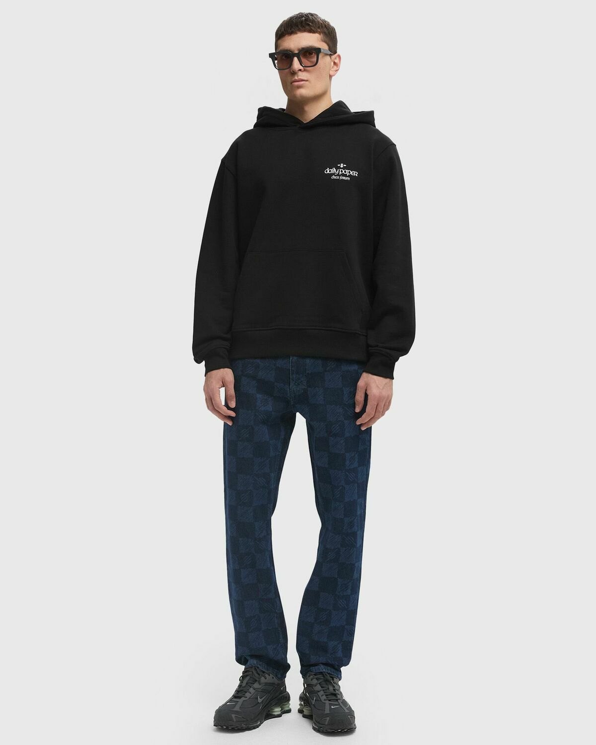 Daily Paper OVERLOOKED HOODIE Black Mens Hoody