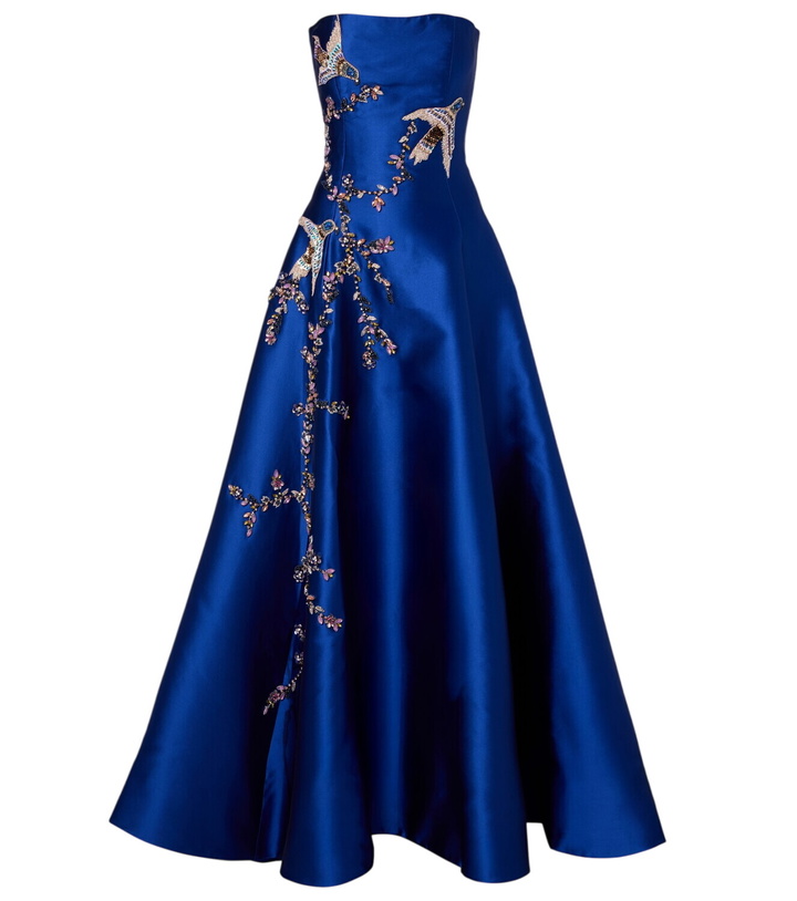 Photo: Costarellos Mavia embellished bustier gown