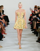 Carolina Herrera Floral taffeta minidress