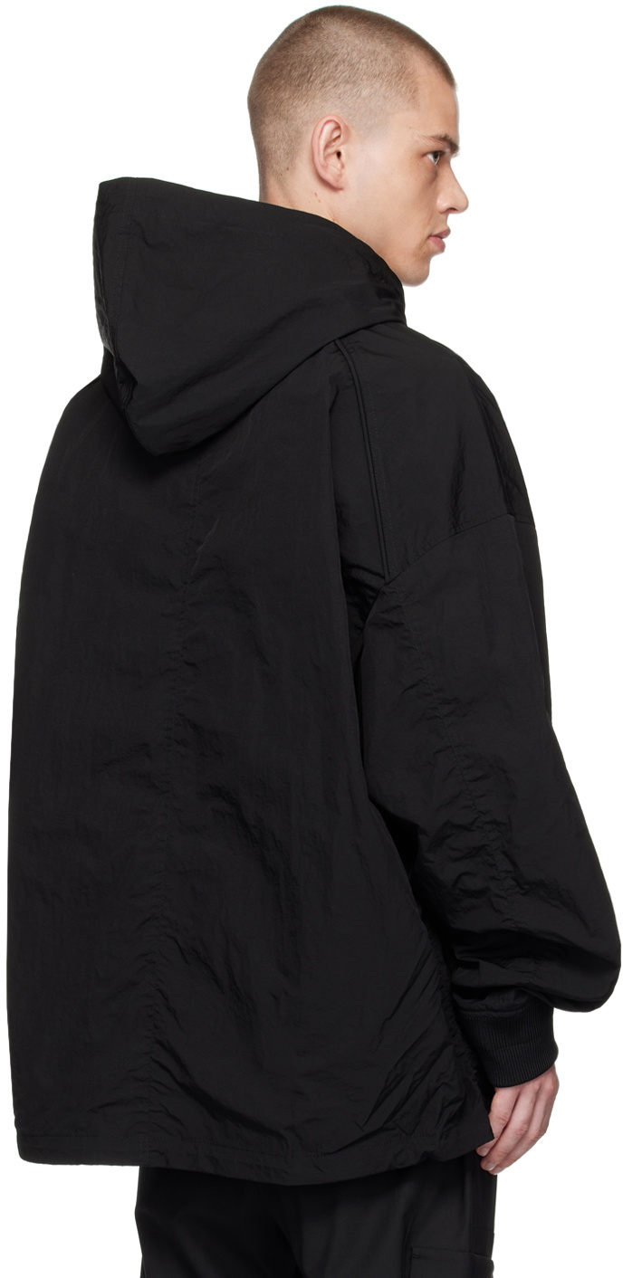 Juun.J Black Puckering Track Jacket Juun.J