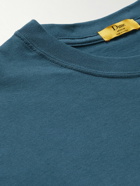DIME - Twister Printed Cotton-Jersey T-Shirt - Blue