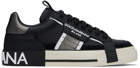 Dolce&Gabbana Black Calfskin 2.Zero Custom Sneakers