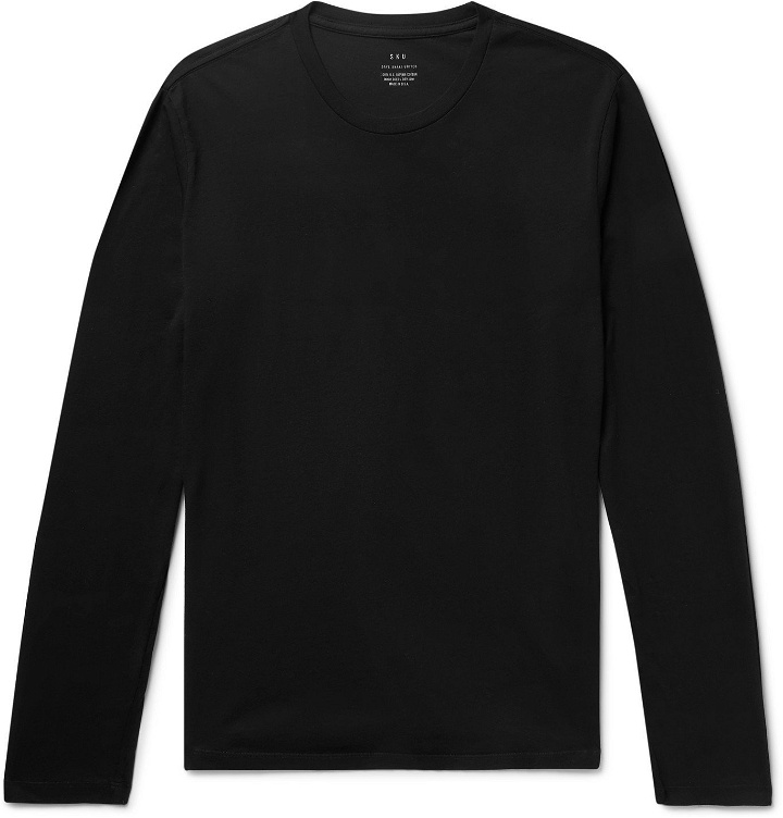 Photo: Save Khaki United - Supima Cotton-Jersey T-Shirt - Black