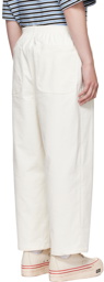 Camiel Fortgens Off-White Cotton Trousers