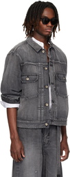 sacai Black BEYONDEXX Denim Jacket