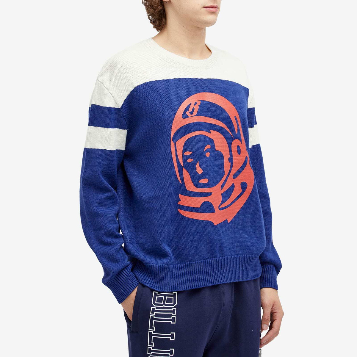 Billionaire Boys Club Men's Astro Crew Knit in Blue