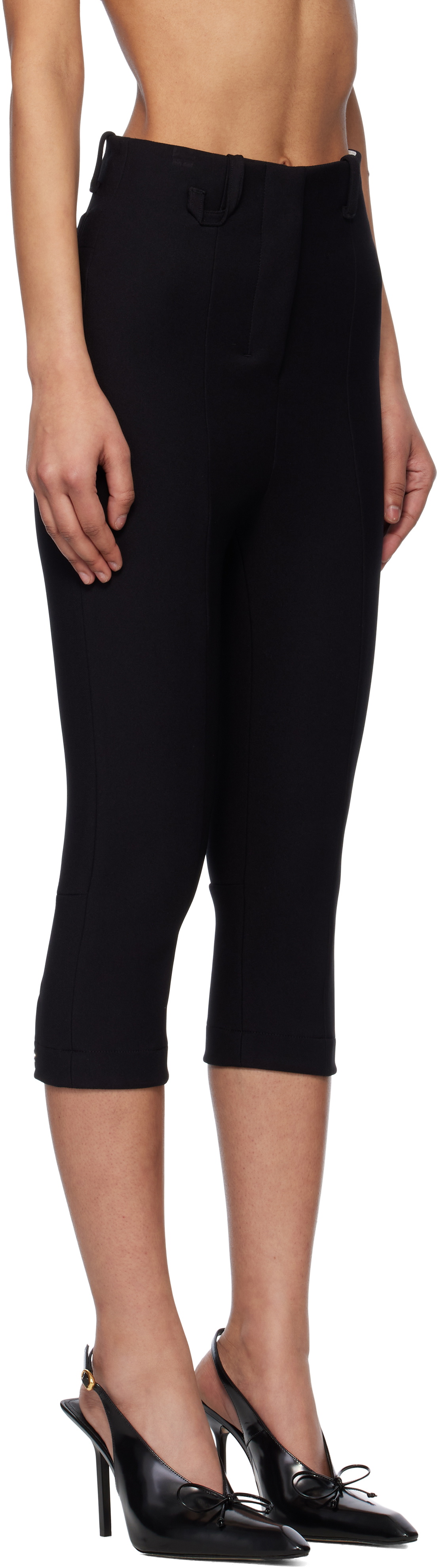 JACQUEMUS Black La Croisière 'The Capri' Trousers Jacquemus