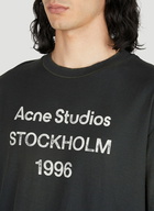 Acne Studios - Logo Print T-Shirt in Black