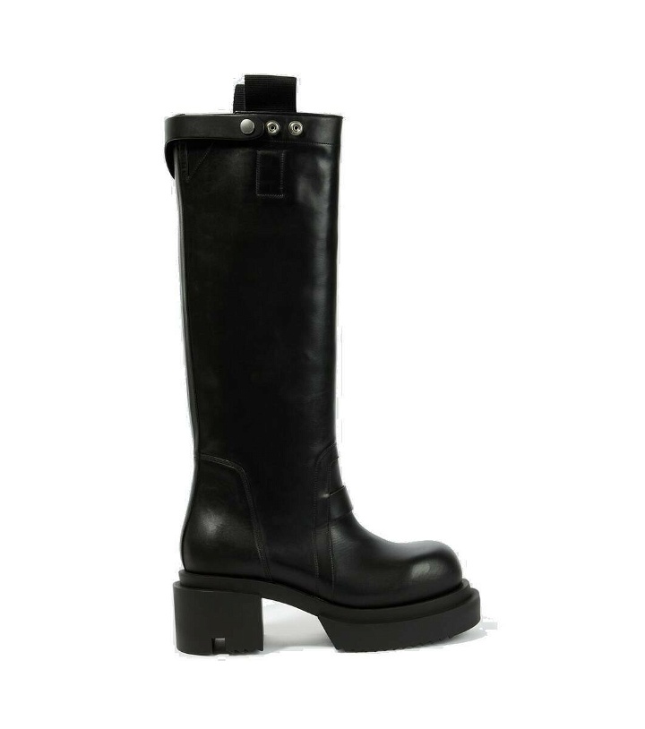 Photo: Rick Owens Leather knee-high boots