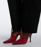 Alaïa Croc-effect leather mules