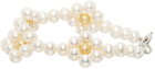 Hatton Labs White Pearl Daisy Bracelet