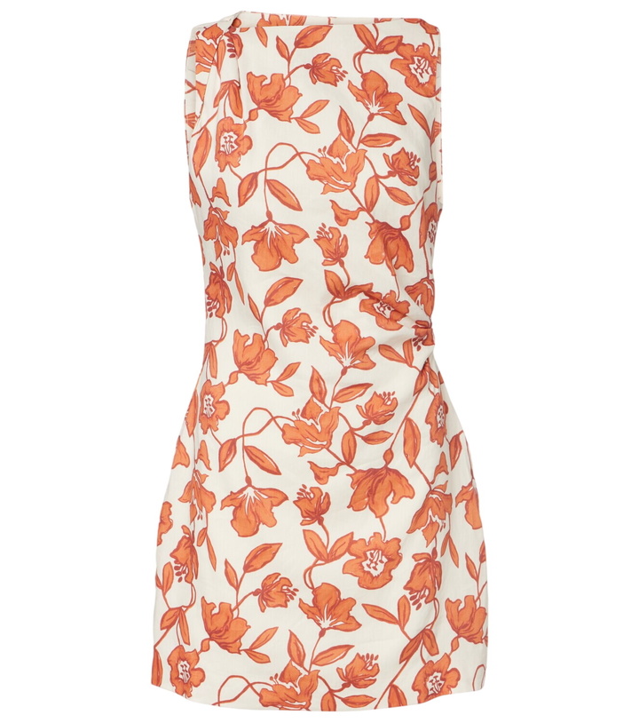 Photo: SIR Chloe floral linen-blend minidress