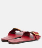 Zimmermann Solena leather slides